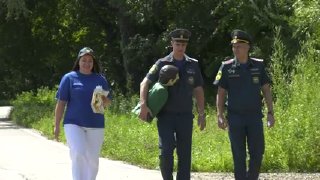 На пляже Биробиджана прошла демонстрация первой помощи