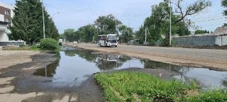 Ремонт дороги на ул. Советской: новые водоприемные колодцы и асфальтирование